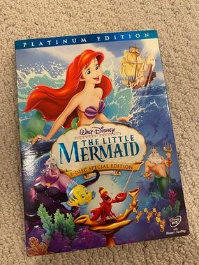 NEW Walt Disney The Little Mermaid Platinum Edition DVD - Colorful Cover